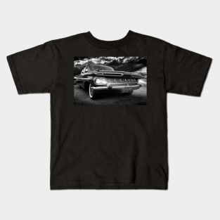 1959 Chevy Impala, chevy black and white Kids T-Shirt